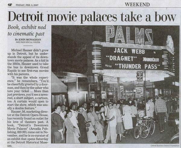 The Fillmore Detroit - NEWS ARTICLE 02-09-07